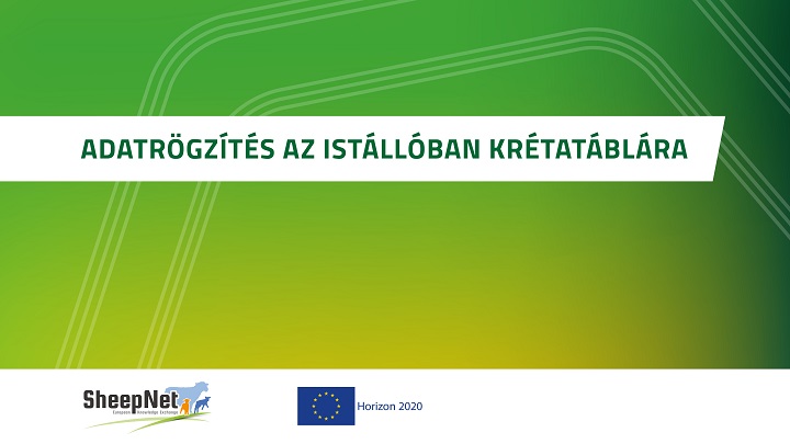 Adatrögzítés az istállóban krétatáblára