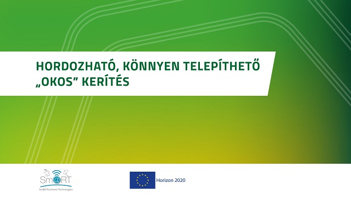 Hordozható, könnyen telepíthető „okos” kerítés