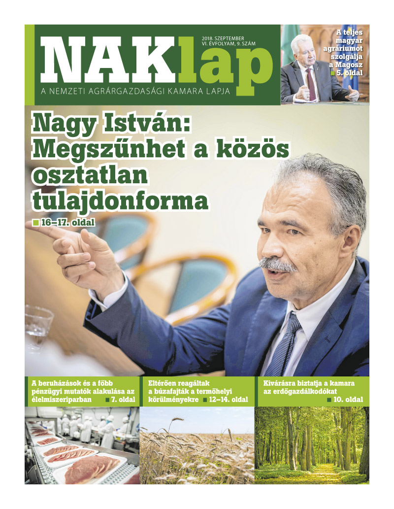 NAKlap 2018. szeptember VI. évf. 9