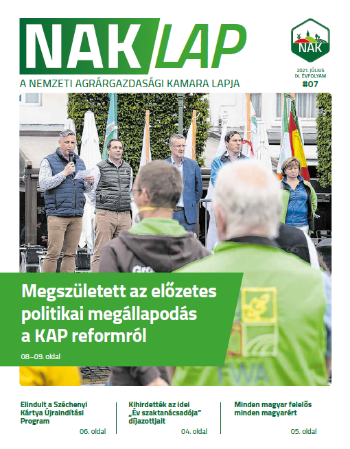 NAKlap 2021. július IX. évf. 7